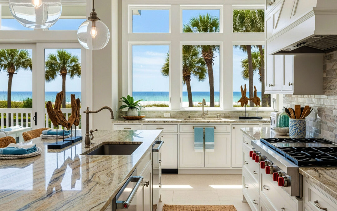 Granite and Marble Stone Slabs in Destin and Panama City Beach Homes